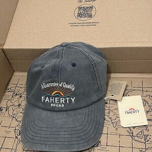 Faherty Brand Charcoal Cap
